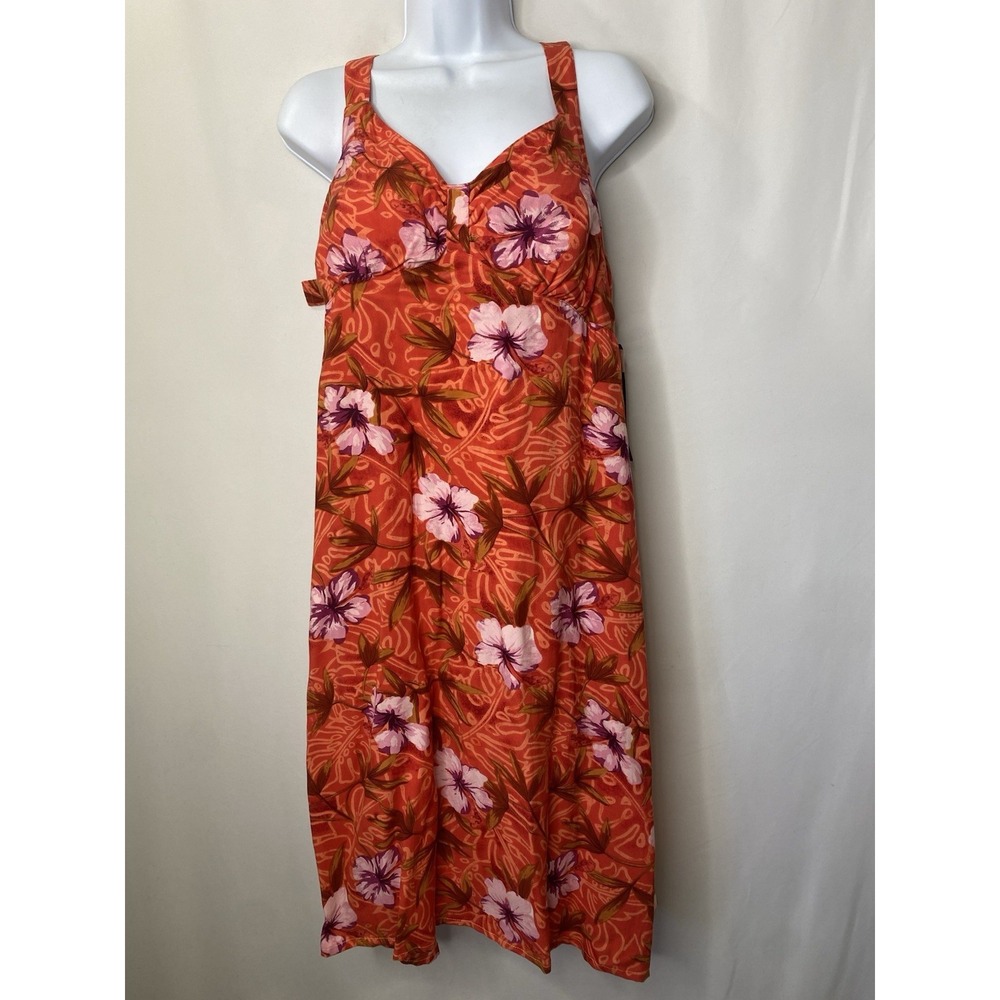 Vintage Karin Stevens Women's Hawaiian Dress Size 16 Beach Vacation‎ Cruise Wear